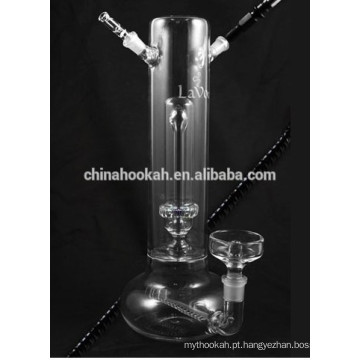 GH026 borosilicato de vidro hookah shisha / nargile / água tubo / com luz led / sheesha / narguile